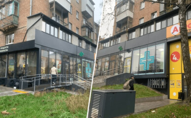 У Печерськом районі з'явилась незаконна споруда із магазинами, аптекою та барбершопом