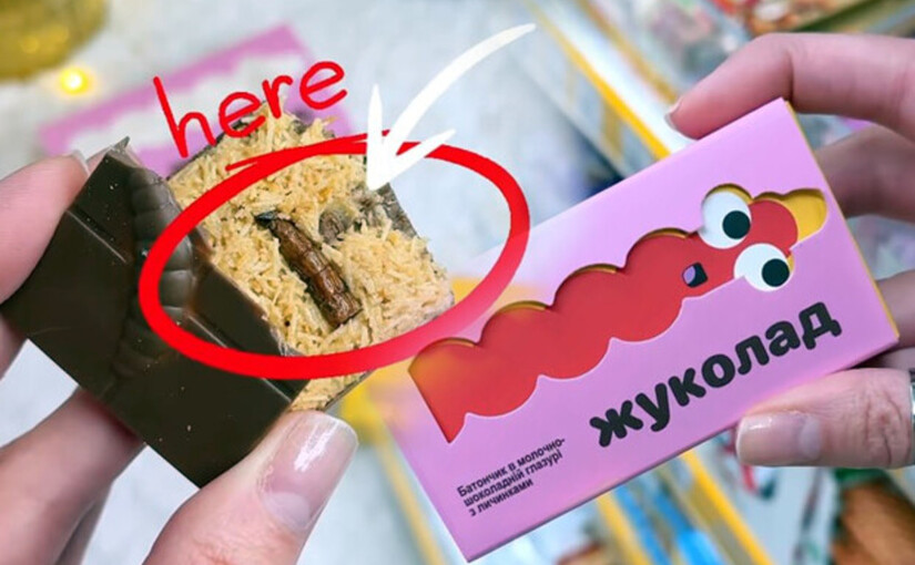 У Києві та Львові почали продавати шоколад із личинками жуків - фото