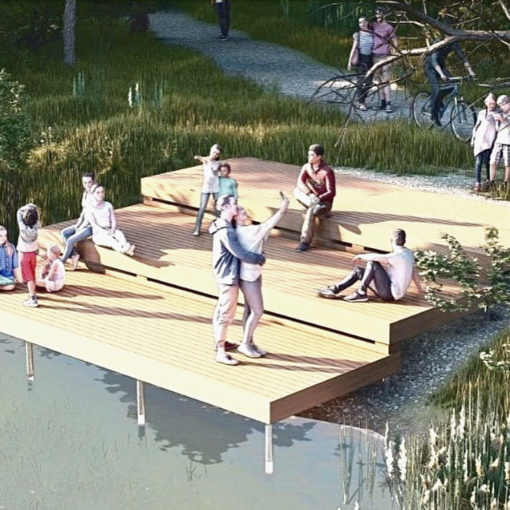 У Полтаві планують створити тераси для відпочинку на березі Ворскли