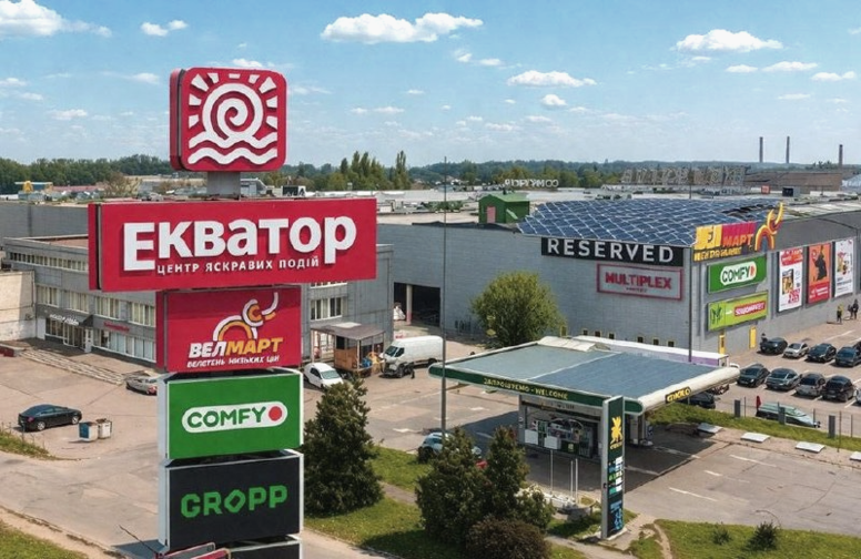 На даху ТРЦ «Екватор» планують змонтувати сонячну електростанцію 