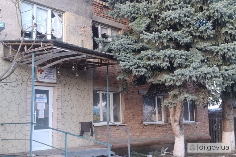 У Слатиному в Харківській області дрон пошкодив амбулаторію