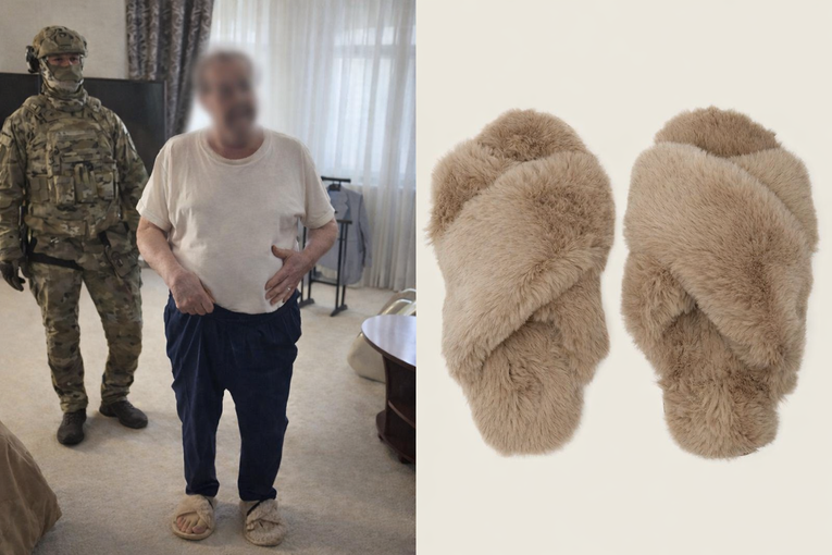 Домашні тапочки Поплавського стали зірками соцмереж: іх знайшли у продажу за 1900 гривень