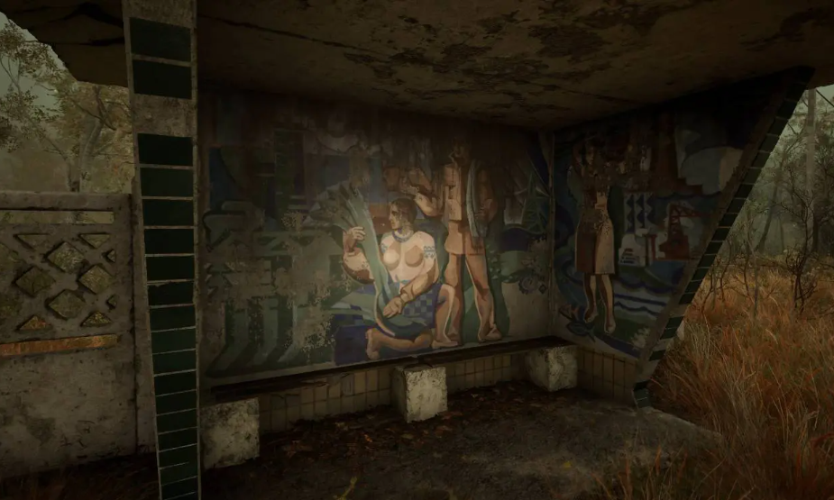 Українські автобусні зупинки з мозаїками у грі S.T.A.L.K.E.R. 2 вразили іноземців фото 4 3